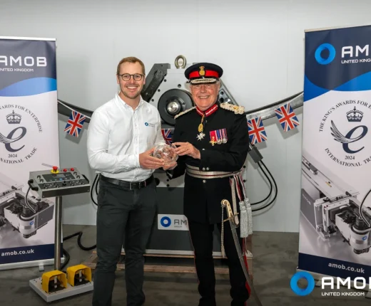 AMOB UK Receives Kings Award for International Trade